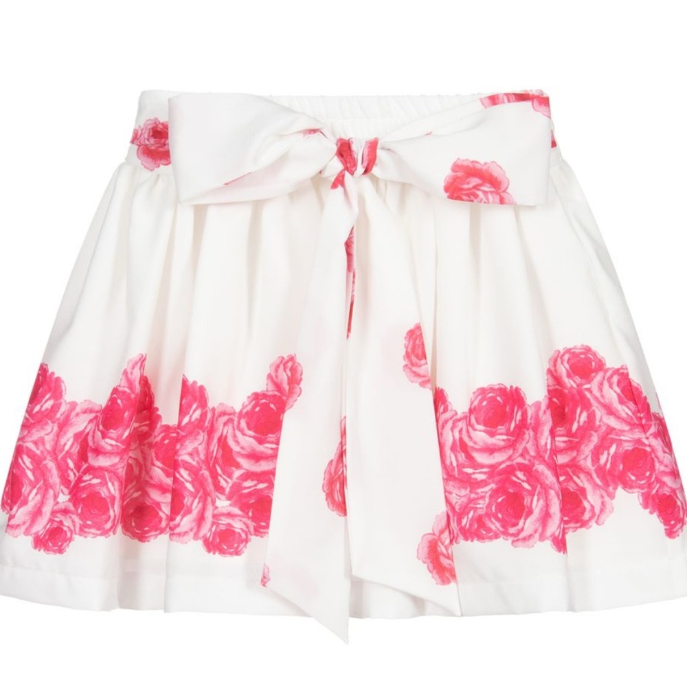 PICCOLA SPERANZA
WHITE & PINK FLORAL SKIRT NWT